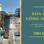 Sửa chữa cổng xếp inox tại Hà Nội