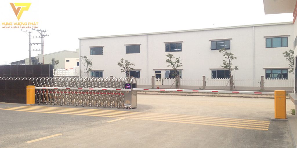 Lắp đặt barie tự động nhà máy vina yongseong