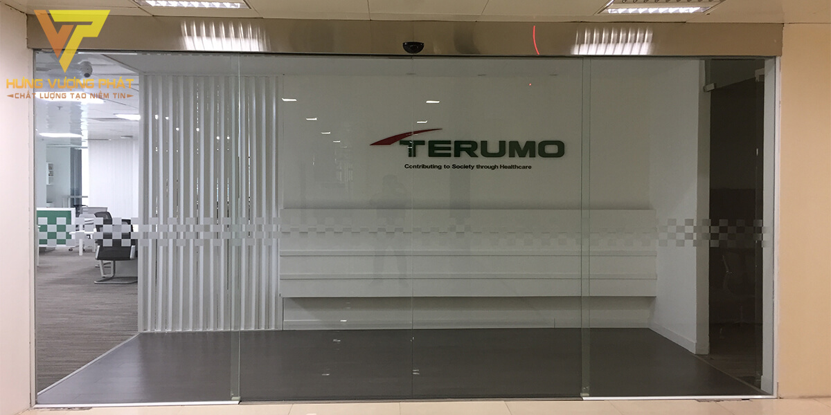 Lắp cửa tự động cho công ty Terumo hoàng cầu